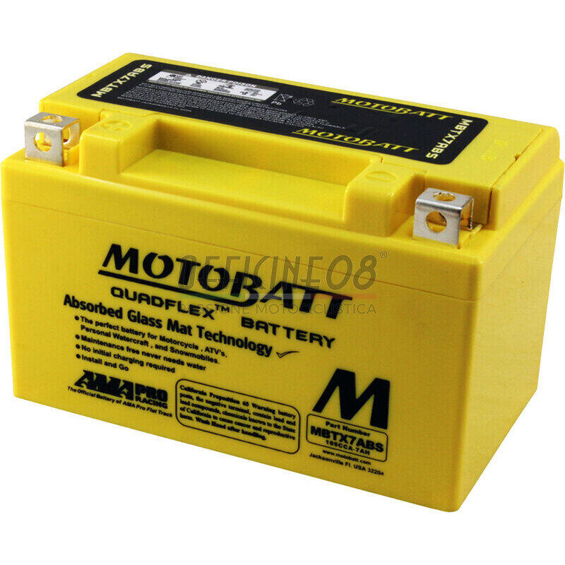 Batteria di accensione Motobatt MBTX7ABS 12V-7Ah