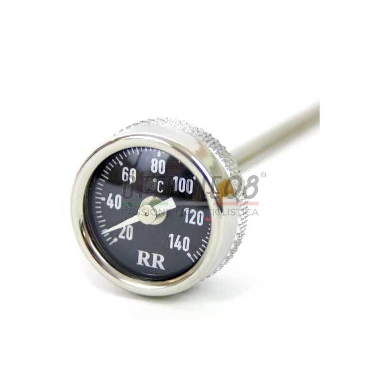 Engine oil thermometer M26x1.5 lenght 120mm dial black